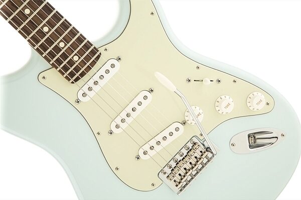 Fender American Special Stratocaster Electric Guitar (with Gig Bag), and Rosewood Fingerboard, Body Closeup