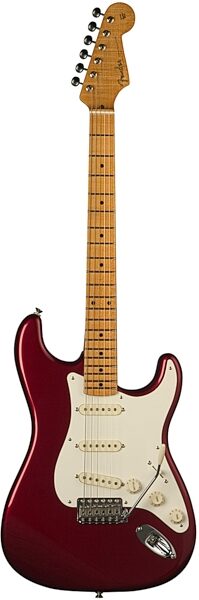 Fender Eric Johnson Stratocaster Electric Guitar (Maple with Case), Candy Apple Red