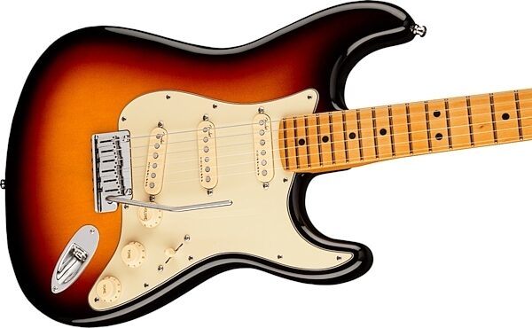 Fender American Ultra Stratocaster Electric Guitar, Maple Fingerboard (with Case), View