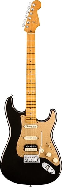 Fender American Ultra Stratocaster HSS Electric Guitar, Maple Fingerboard (with Case), Texas Tea, USED, Blemished, Main