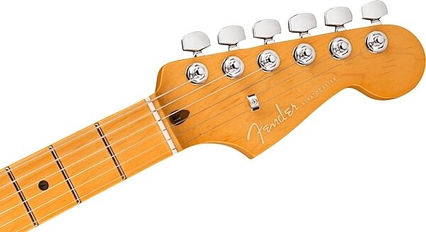 Fender American Ultra Stratocaster HSS Electric Guitar, Maple Fingerboard (with Case), Texas Tea, USED, Blemished, View