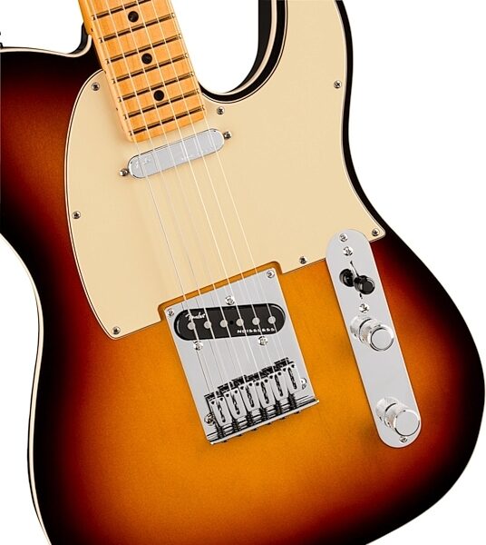 Fender American Ultra Telecaster Electric Guitar, Maple Fingerboard (with Case), Ultraburst, USED, Blemished, View