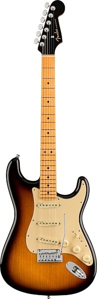 Fender American Ultra Luxe Stratocaster Electric Guitar, Maple Fingerboard (with Case), Action Position Back