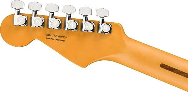 Fender American Ultra Luxe Stratocaster Electric Guitar, Maple Fingerboard (with Case), Action Position Back