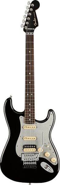 Fender American Ultra Luxe Stratocaster FR HSS Electric Guitar (with Case), Action Position Back