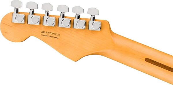 Fender American Ultra Luxe Stratocaster FR HSS Electric Guitar (with Case), Action Position Back