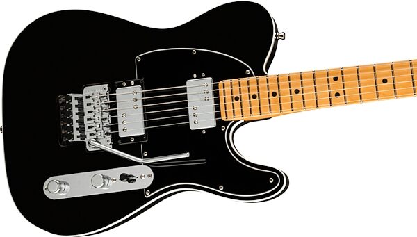 Fender American Ultra Luxe Telecaster FR HH Electric Guitar (with Case), Action Position Back