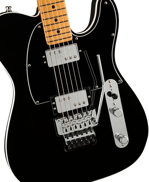 Fender American Ultra Luxe Telecaster FR HH Electric Guitar (with Case), Action Position Back