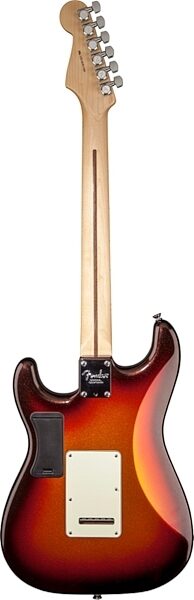 Fender American Deluxe Strat Plus Electric Guitar (with Case), Mystic 3-Tone Sunburst - Back