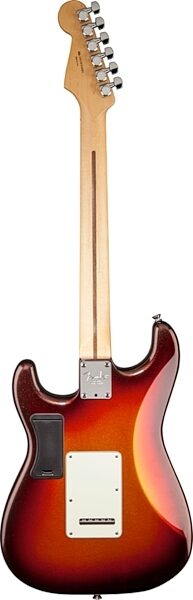 Fender American Deluxe Stratocaster Plus HSS Electric Guitar (with Case), Mystic 3-Tone Sunburst - Back