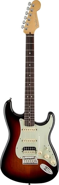 Fender American Deluxe Stratocaster HSS Shawbucker Electric Guitar, with Case, 3-Color Sunburst