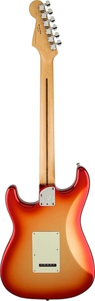 Fender American Deluxe Stratocaster HSS Shawbucker Electric Guitar, with Maple Neck, Sunset Metallic Black