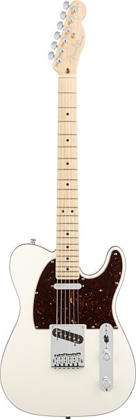 Fender American Deluxe Telecaster Electric Guitar (Maple with Case), Olympic Pearl