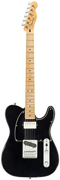 Fender Road Worn Player Telecaster Electric Guitar (Maple Fretboard, with Gig Bag), Black