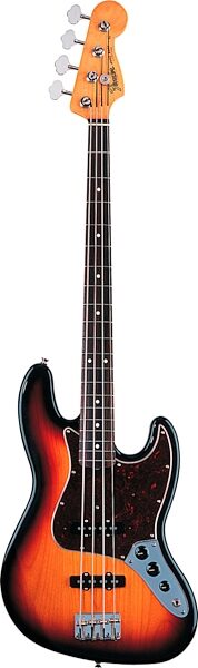 Fender '60s Jazz Electric Bass (Rosewood Fretboard with Gig Bag), 3-Color Sunburst