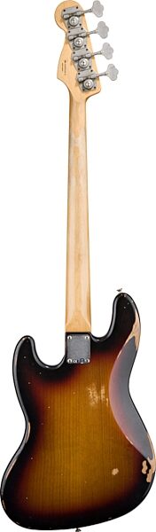 Fender Road Worn '60s Jazz Electric Bass (with Gig Bag), 3-Tone Sunburst Back
