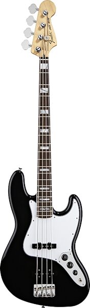 Fender '70s Jazz Electric Bass (Rosewood with Gig Bag), Black
