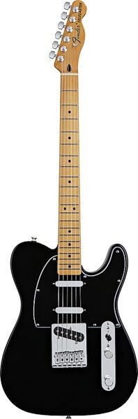 Fender Blackout Telecaster Electric Guitar with Gig Bag, Black