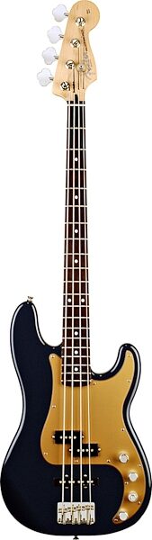 Fender Deluxe P-Bass Special Active Electric Bass (Rosewood with Gig Bag), Black
