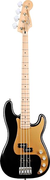 Fender Deluxe Active P Bass Special Electric Bass (Maple with Gig Bag), Black