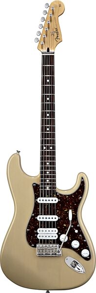 Fender Deluxe Power Stratocaster Electric Guitar (Maple, with Gig Bag), Main