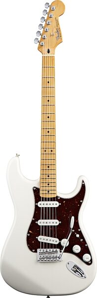 Fender Deluxe Roadhouse Stratocaster Electric Guitar (with Gig Bag), Arctic White