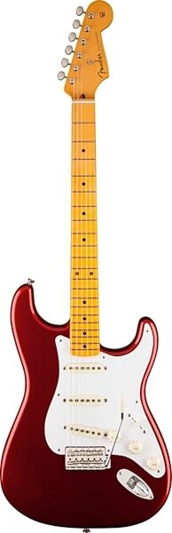 Fender Classic '50s Stratocaster Lacquer Electric Guitar (with Case), Candy Apple Red