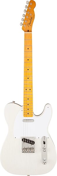Fender Classic '50s Telecaster Lacquer Electric Guitar (with Case), White Blonde