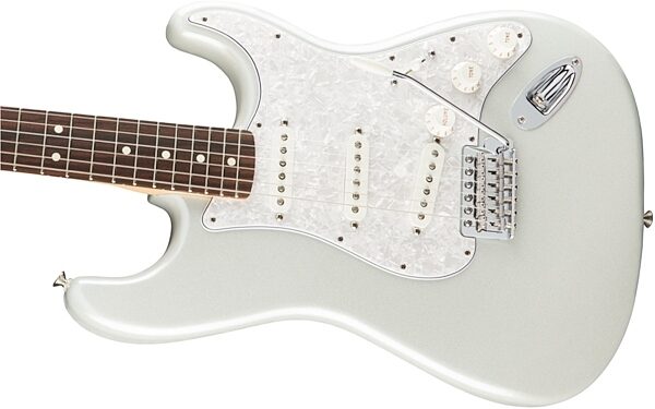 Fender Special Edition White Opal Stratocaster, Body Left