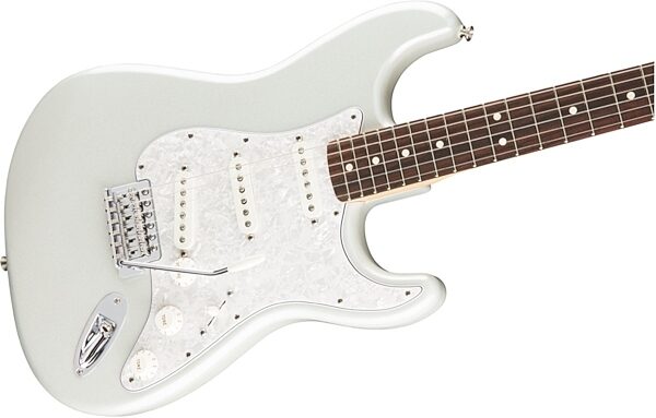 Fender Special Edition White Opal Stratocaster, Body Right