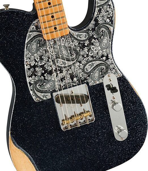 Fender Brad Paisley Road Worn Esquire Electric Guitar (with Gig Bag), Action Position Back