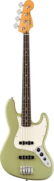 Fender Player II Jazz Electric Bass, with Rosewood Fingerboard, Birch Green, Action Position Back
