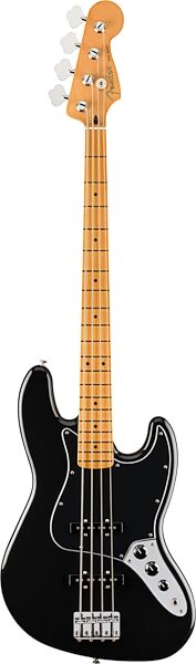 Fender Player II Jazz Electric Bass, with Maple Fingerboard, Black, Action Position Back