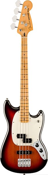 Fender Player II Mustang Electric Bass, with Maple Fingerboard, 3-Color Sunburst, Action Position Back