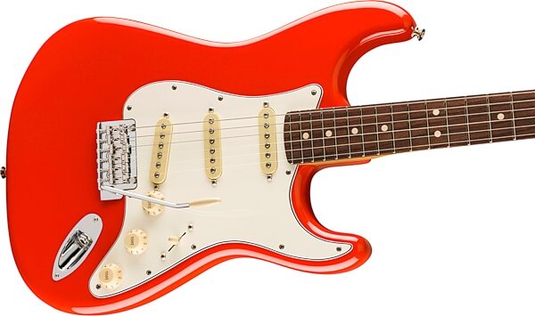 Fender Player II Stratocaster Electric Guitar, with Rosewood Fingerboard, Coral Red, USED, Blemished, Action Position Back