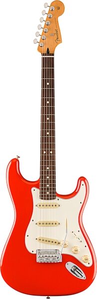 Fender Player II Stratocaster Electric Guitar, with Rosewood Fingerboard, Coral Red, USED, Blemished, Action Position Back