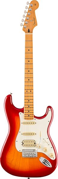 Fender Player II Stratocaster HSS Chambered Mahogany Electric Guitar, Aged Cherry Burst, Action Position Back