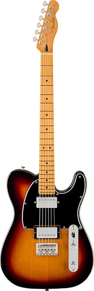 Fender Player II Telecaster HH Electric Guitar, with Maple Fingerboard, 3-Color Sunburst, Action Position Back