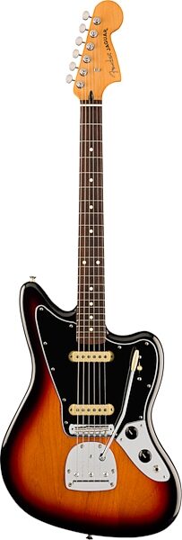 Fender Player II Jaguar Electric Guitar, with Rosewood Fingerboard, 3-Color Sunburst, Action Position Back