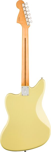 Fender Player II Jaguar Electric Guitar, with Rosewood Fingerboard, Hialeah Yellow, Action Position Back