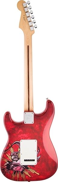 Fender Special Edition David Lozeau Stratocaster Electric Guitar (with Gig Bag), Sacred Heart Back
