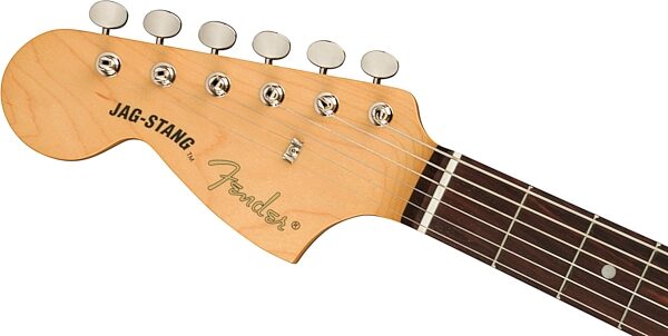 Fender Kurt Cobain Jag-Stang Electric Guitar, Left-Handed (with Gig Bag), Fiesta Red, Action Position Back