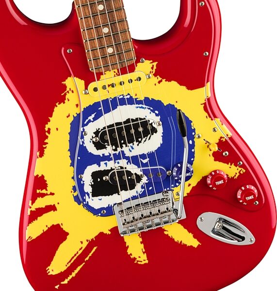 Fender Screamadelica 30th Anniversary Primal Scream Stratocaster Electric Guitar (with Gig Bag), Action Position Back