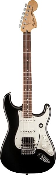 Fender Fishman TriplePlay Stratocaster HSS Electric Guitar (with Gig Bag), Black