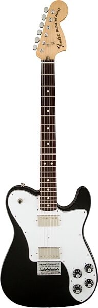 Fender Chris Shiflett Telecaster Deluxe Electric Guitar (with Case), Rosewood Fingerboard, Black