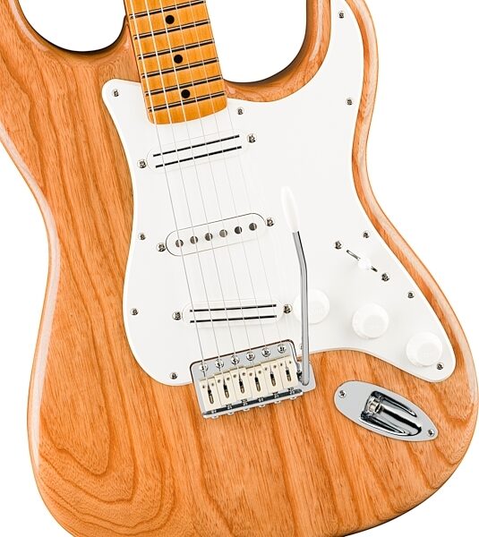 Fender Limited Edition Mark Speer Stratocaster Electric Guitar, Maple Fingerboard (with Gig Bag), Natural, Action Position Back