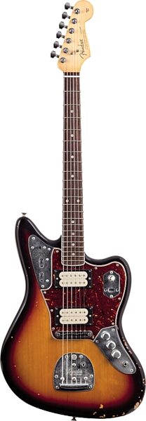 Fender Kurt Cobain Jaguar Electric Guitar with Case, 3-Color Sunburst