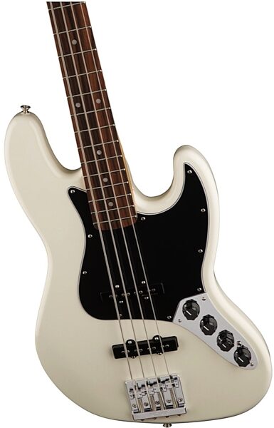 Fender Deluxe Active Jazz Pau Ferro Electric Bass (with Gig Bag), Alt