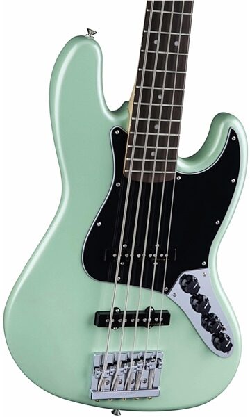 Fender Deluxe Active Jazz Bass V Pau Ferro Electric Bass, 5-String (with Gig Bag), View