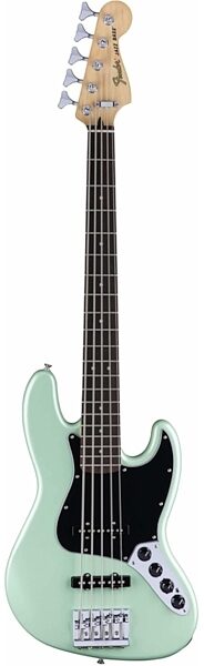 Fender Deluxe Active Jazz Bass V Pau Ferro Electric Bass, 5-String (with Gig Bag), Main